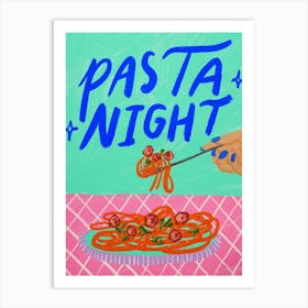 Pasta Night 2 Art Print