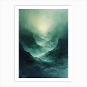 Poster Geo Nature Paint 17 Art Print