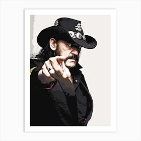 Lemmy motorhead 1 Art Print