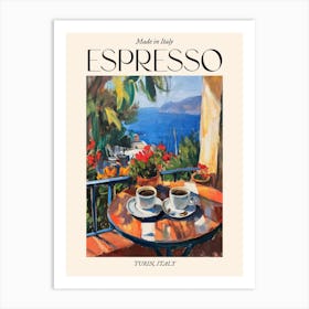Turin Espresso Made In Italy 3 Poster Art Print