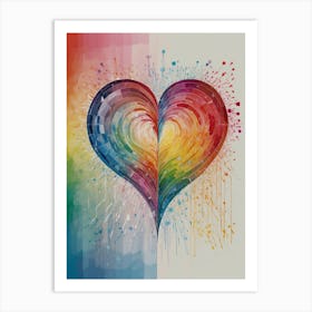 Heart Canvas Print Art Print