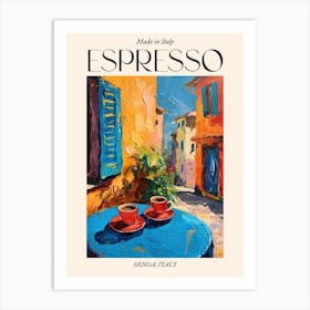 Genoa Espresso Made In Italy 2 Poster Art Print