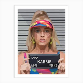 Barby in Prison Art Print