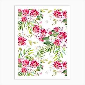 Floral Pattern.uk Art Print