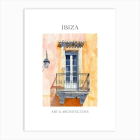 Ibiza Travel And Architecture Poster 2 Art Print