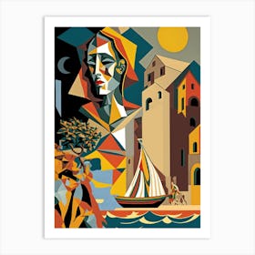 City By The Sea Art Print