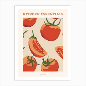 Tomato Pattern Illustration Poster Art Print