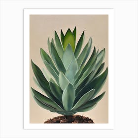 Aloe Plant Art Print