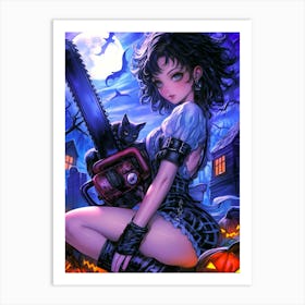 Chainsaw Girl Art Print