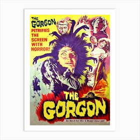 The Gorgon, Horror Movie Poster Art Print