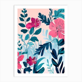 Floral Pattern 14 Art Print