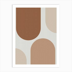 Circles and lines 7 1 Art Print