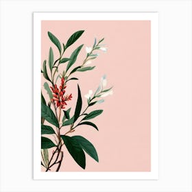 Botanical Background Art Print