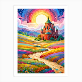 Castle In The Sky 4 Art Print