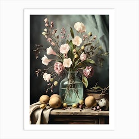 Still Life With Flowers Art Print