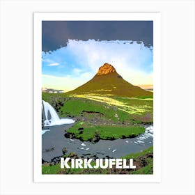 Kirkjufell, Mountain, Iceland, Nature, Climbing, Wall Print, Art Print