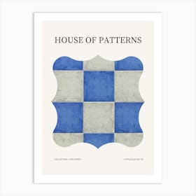 Checkered Pattern Poster 35 Art Print