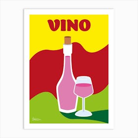 Vino Time Art Print