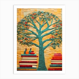 Tree Of Books 3 Art Print