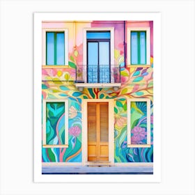 Siracusa, Italy Colourful View 3 Art Print
