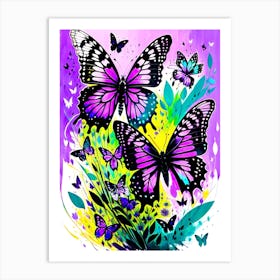 Butterfly Painting 2 Art Print