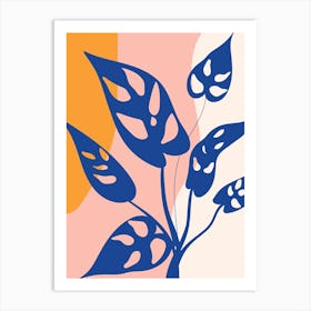 Abstract Floral Painting Art Print