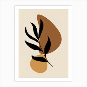 Abstract Leaf 5 Art Print