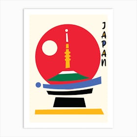 Japan Abstract Travel Poster Art Print