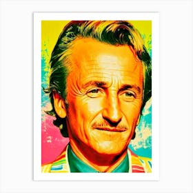 Sean Penn Colourful Pop Movies Art Movies Art Print