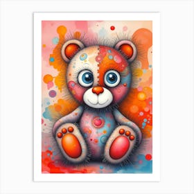 Cuddle Cloud Kingdom: A Bear's Tale Art Print