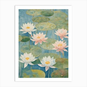 Serene Water Lilies Art Print