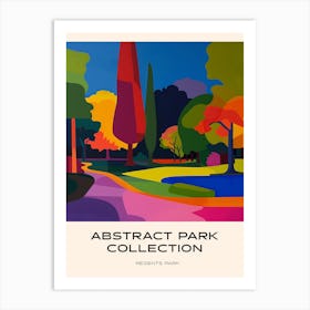 Abstract Park Collection Poster Regents Park London 4 Art Print