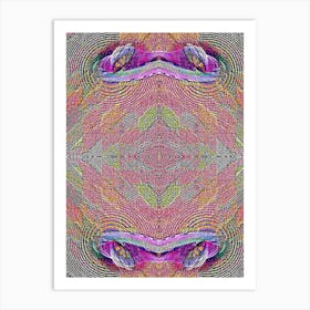 Octopus By Person Art Print