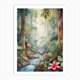 Flora Of The Jungle Art Print