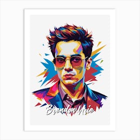 Brendon Urie Panic! At The Disco 02 Art Print