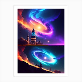 Celestial Serenade Art Print