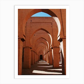 Arches In A Mosque Art Print