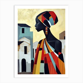 Celestial Dreams|The African Woman Series Art Print