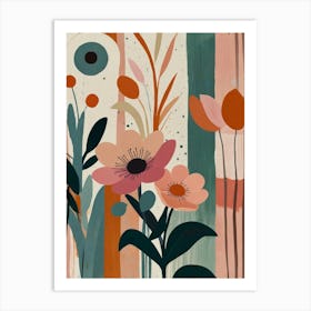 Flowers In The Garden 2 Art Print