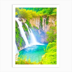 Kravice Waterfalls, Bosnia And Herzegovina Majestic, Beautiful & Classic (1) Art Print