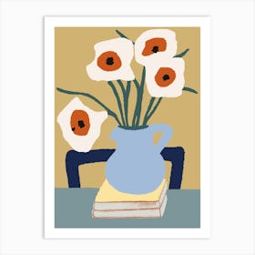 Flowers In A Vase 5 Art Print