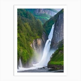 Mardalsfossen, Norway Majestic, Beautiful & Classic (2) Art Print