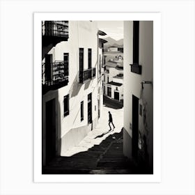 Granada, Spain, Black And White Analogue Photography 2 Art Print
