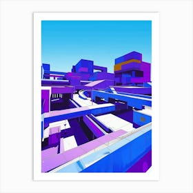 Futuristic City 2 Art Print