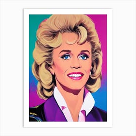 Jane Fonda Pop Movies Art Movies Art Print