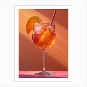 Aperol Spritz Art Print 72 Art Print