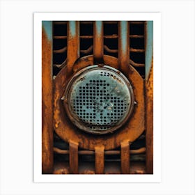 Rusty Grille Art Print