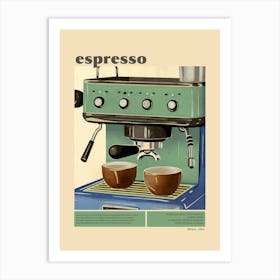 Espresso Machine Art Print