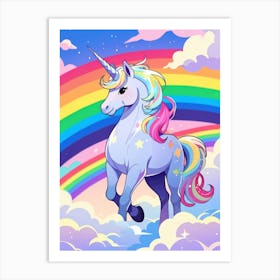 Unicorn In The Sky 21 Art Print