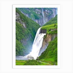 Mardalsfossen, Norway Majestic, Beautiful & Classic (3) Art Print